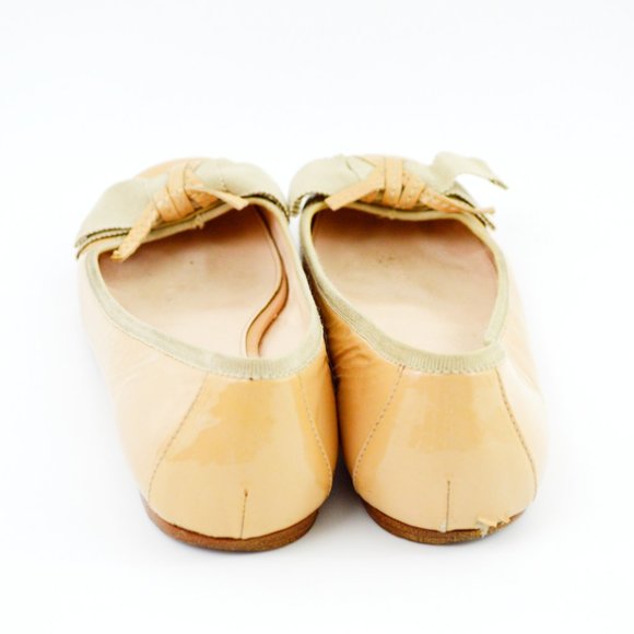 Prada Patent Leather Bow Flats #138-96 - Picture 4 of 5